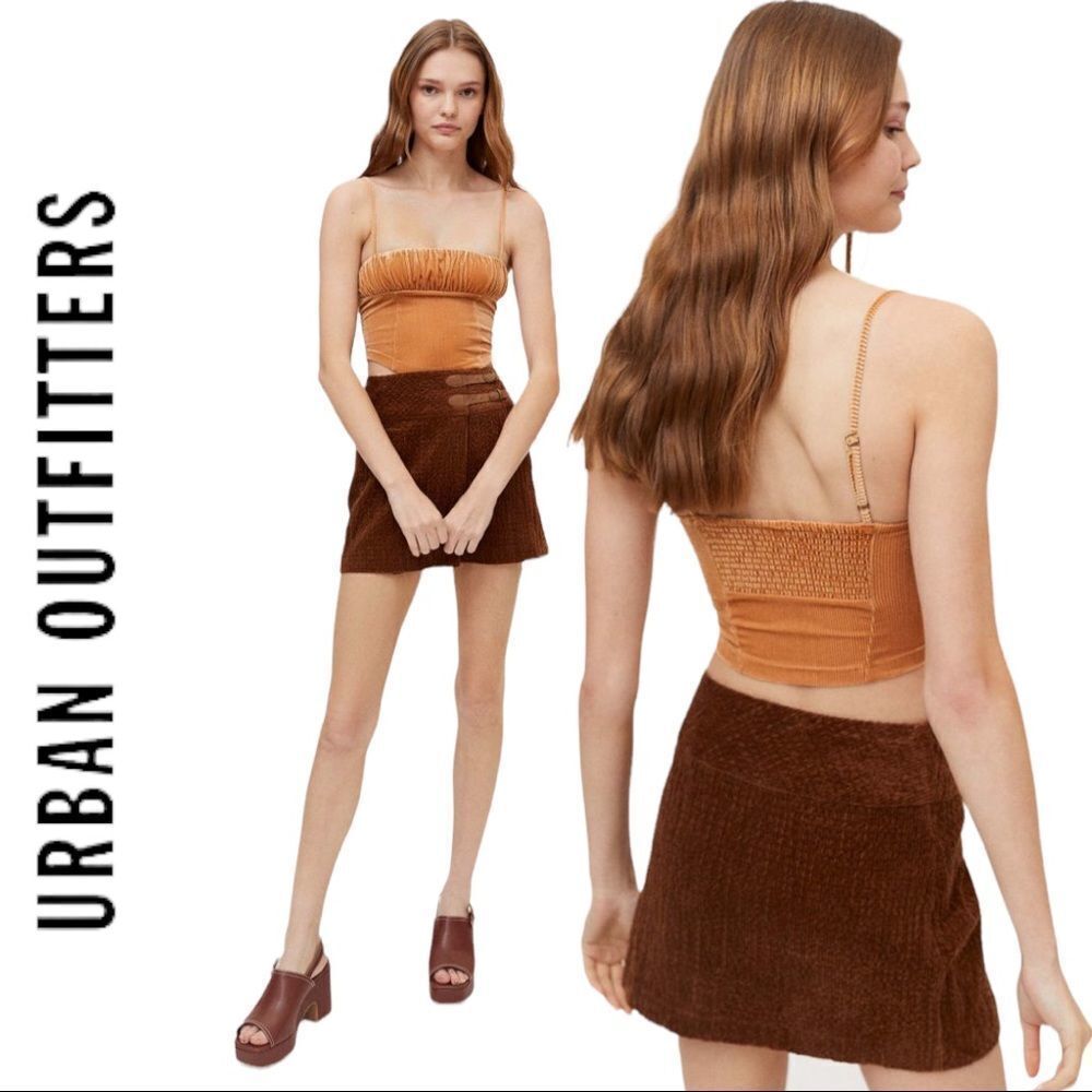 NEW Urban Outfitters UO UO Eden Ruched Cami Shirt Top M L